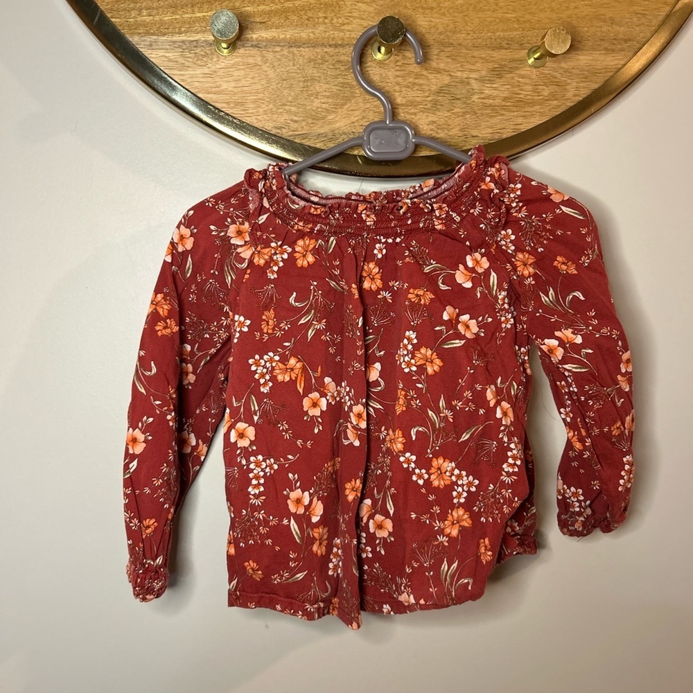 Old Navy Kids Floral Blouse - Red​